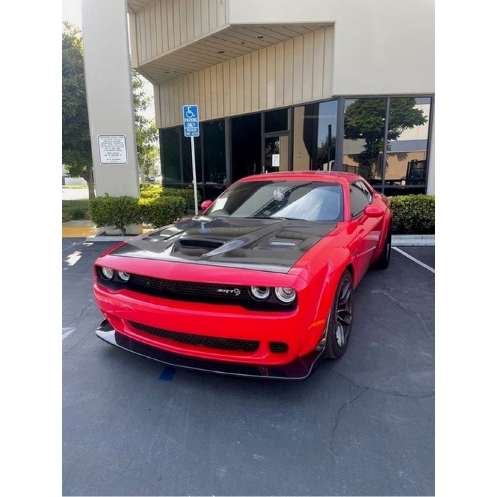 Carbon Fiber Front Airdam / Lip - 2015-2023 Dodge Challenger Hellcat