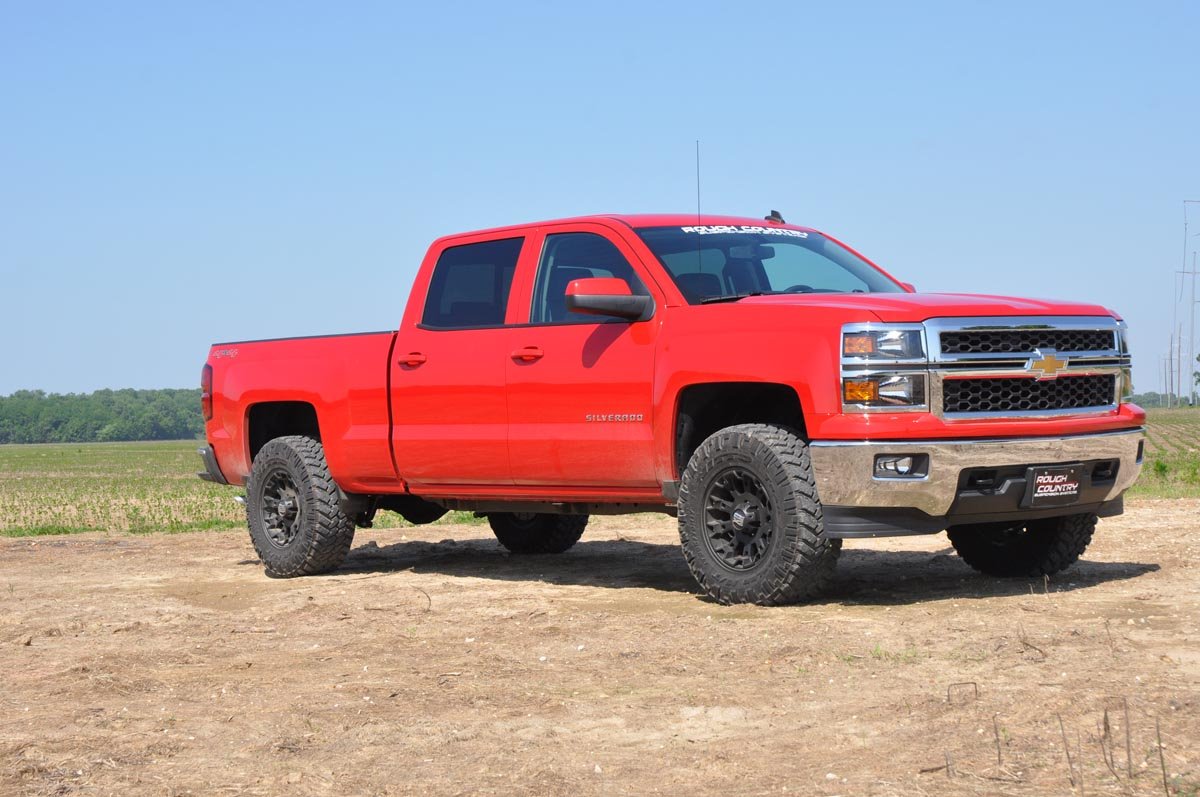Rough Country N3 Leveling Struts | 2 Inch | Loaded Strut | Chevy/GMC 1500 Truck & SUV (07-14)