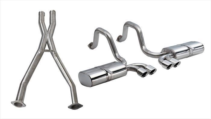 CORSA 1997-2004 C5 Corvette Exhaust for 1997-2004 Chevrolet Corvette C5 5.7L V8 (14111CB)