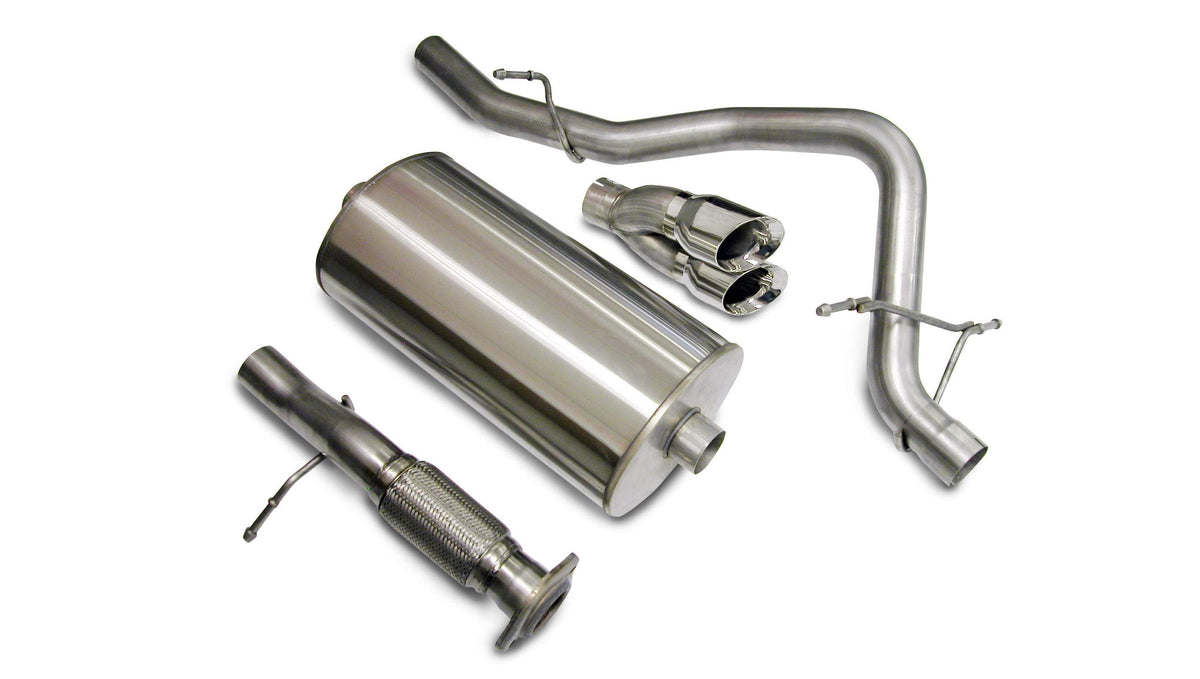 CORSA Sport 3.0 in Cat-Back 4.0 in Twin Tips for 2007-2008 Chevrolet Tahoe 5.3L V8 (14207)