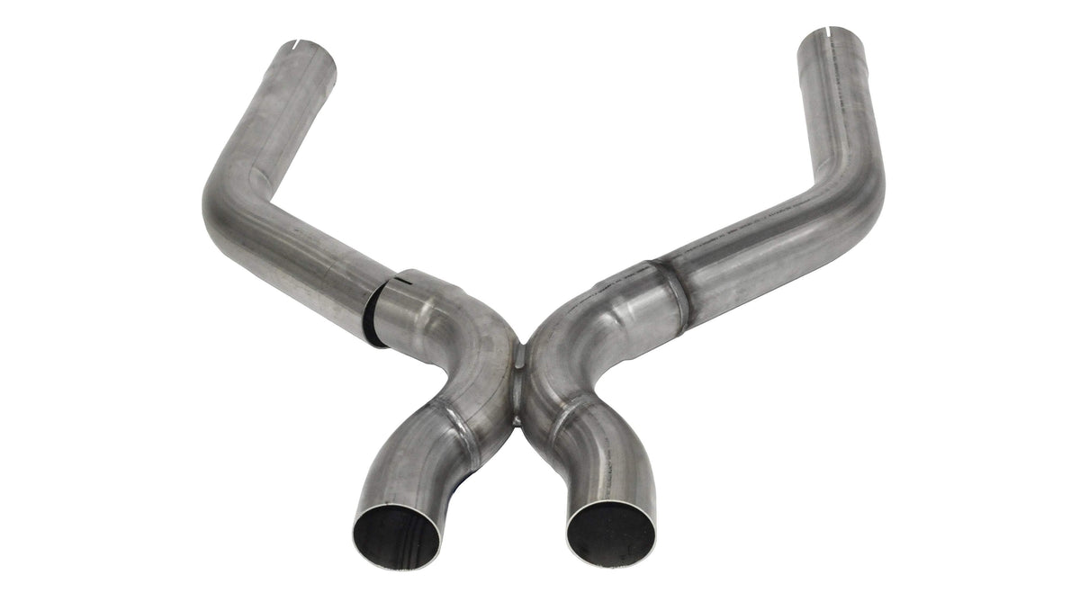 CORSA Cut & Clamp 2.75 in X-Pipe for 2013-2014 Ford Mustang Shelby GT500 5.8L V8 (14322)