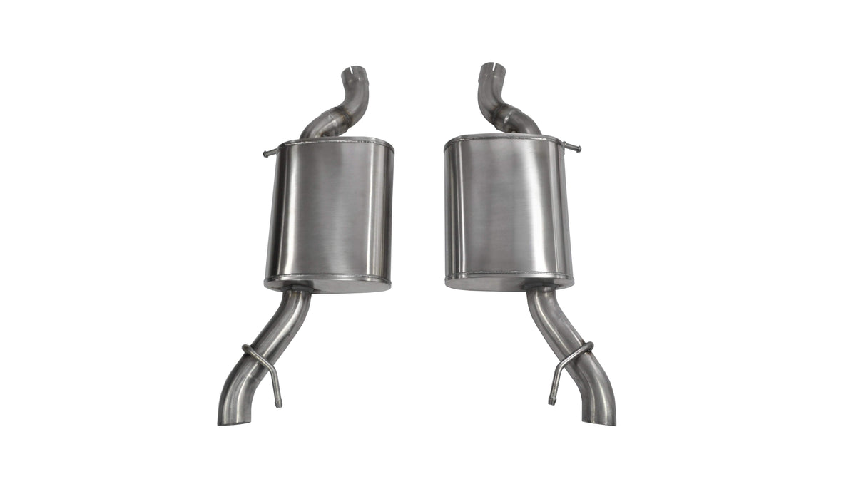 CORSA Sport 2.5 in Axle-Back No Tips for 2014-2016 Cadillac CTS Vsport 3.6L TT - Sedan Auto (14325)