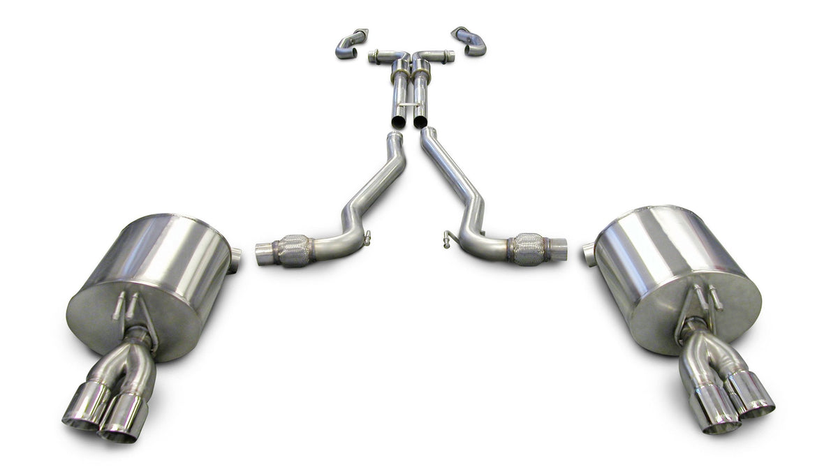 CORSA Sport 2.5 in Cat-Back 3.0 in Twin Tips for 2008-2009 Pontiac G8 GXP 6.2L V8 (14950)