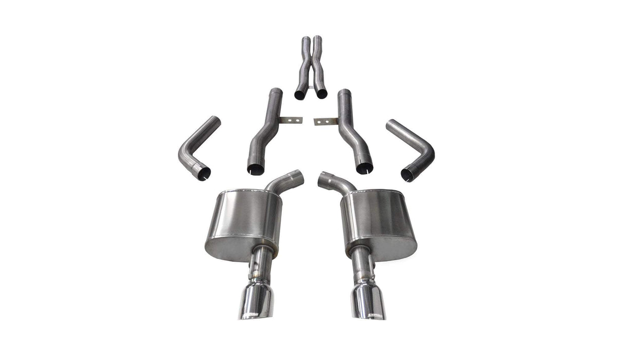 CORSA Xtreme 2.75 in Cat-Back Single 4.5 in Tips for 2015-2022 Dodge Charger 6.4L V8 - SRT 392 (14996)