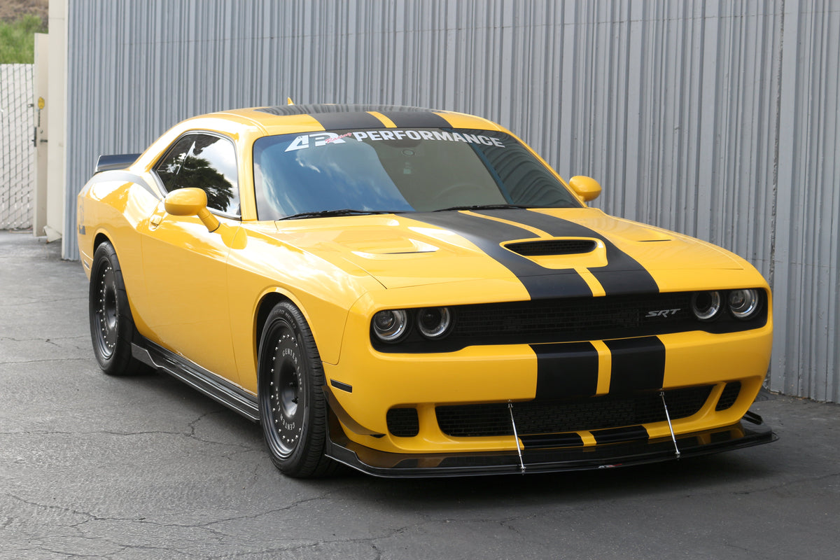 Dodge Challenger Hellcat Carbon Fiber Front Wind Splitter 2015 - 2023 (APR Lip)