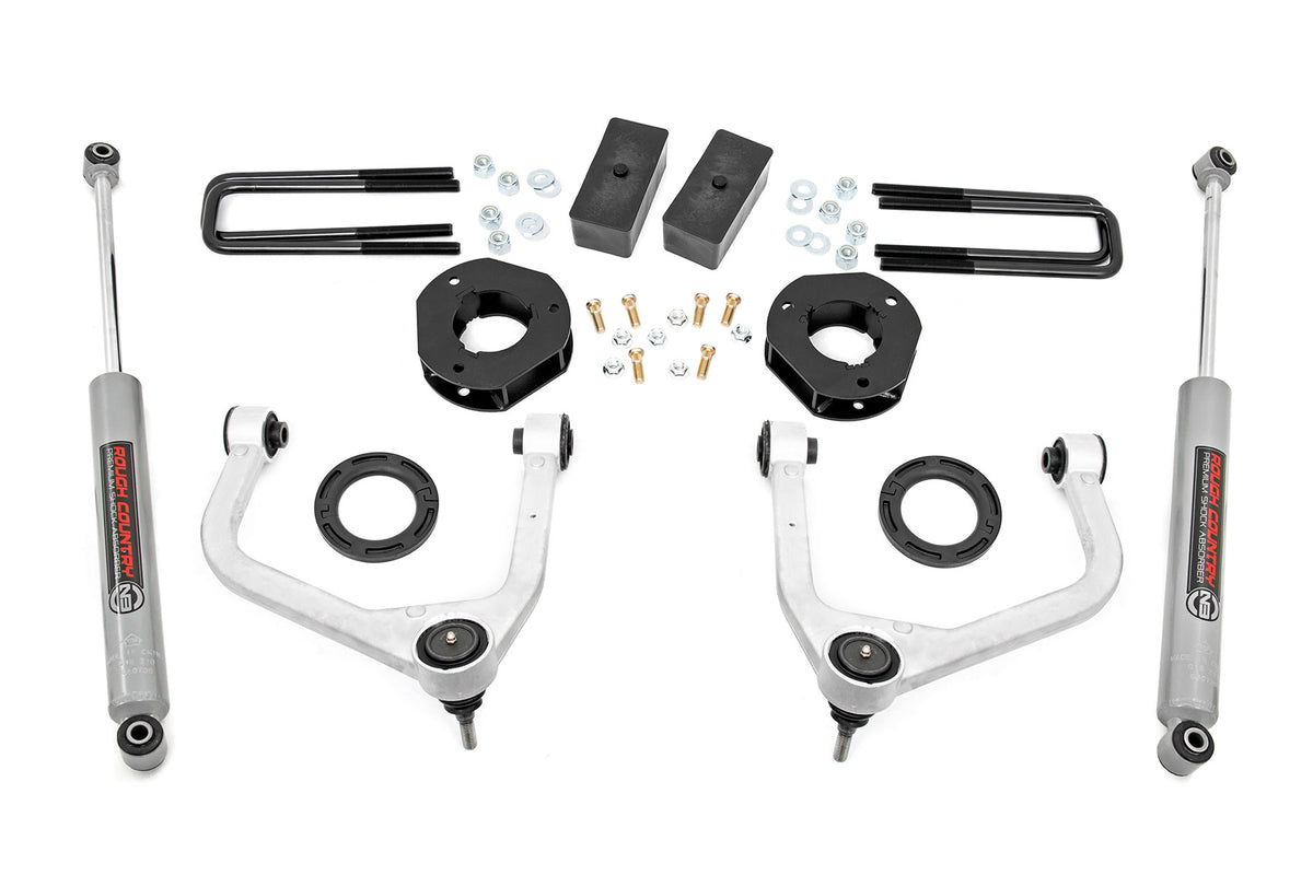 Rough Country 3.5 Inch Lift Kit | GMC Sierra 1500 2WD/4WD (2019-2024 & Refresh)