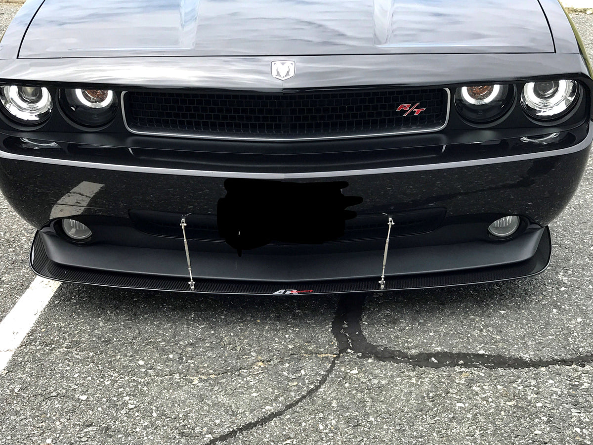 Dodge Challenger RT/ SXT Carbon Fiber Front Wind Splitter 2008 - 2010