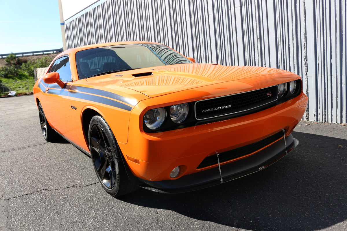 Dodge Challenger RT/ SXT Carbon Fiber Front Wind Splitter 2011 - 2014