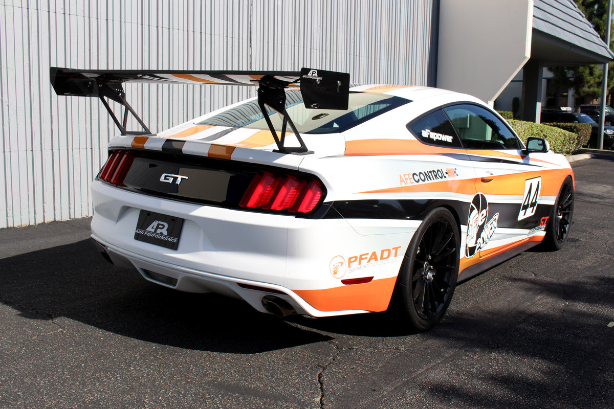 GT-250 Carbon Fiber Adjustable Wing-2015-2017 Ford S550 Mustang Shelby GT350 /GT500