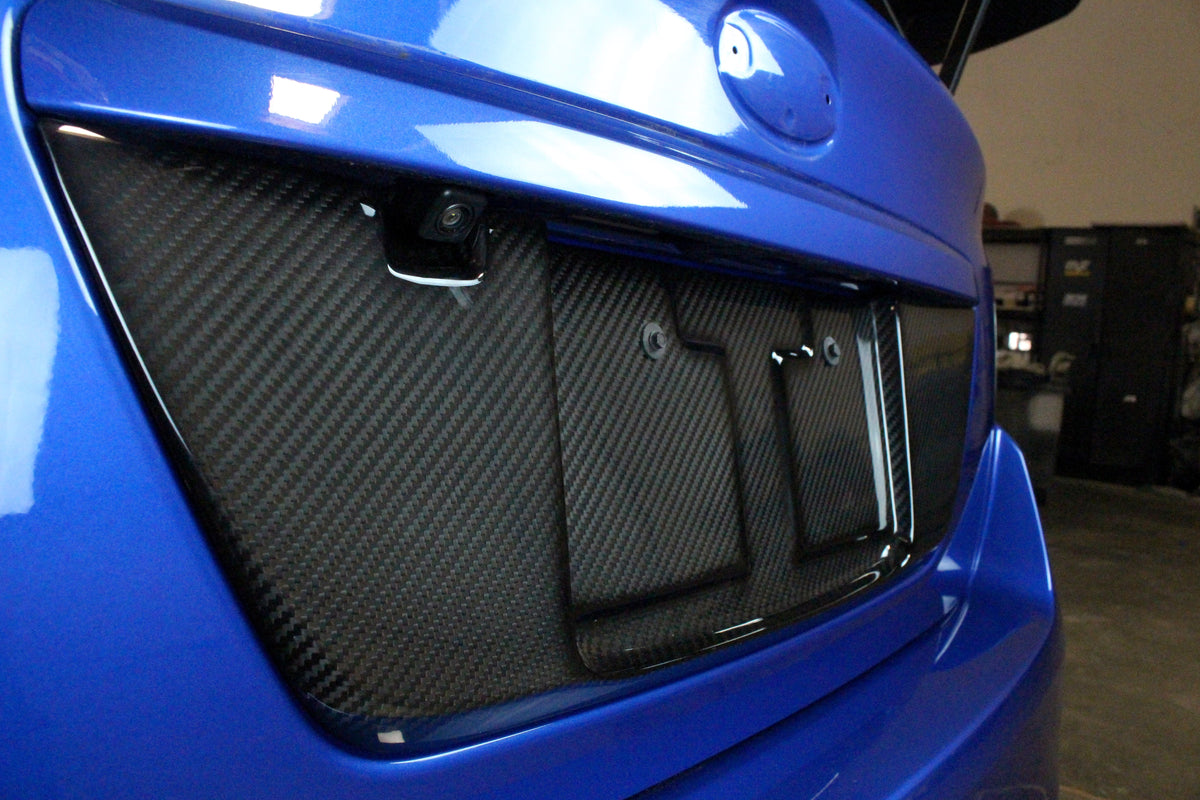 Carbon Fiber License Plate Frame - Subaru WRX/ STI Sedan 2015-2021