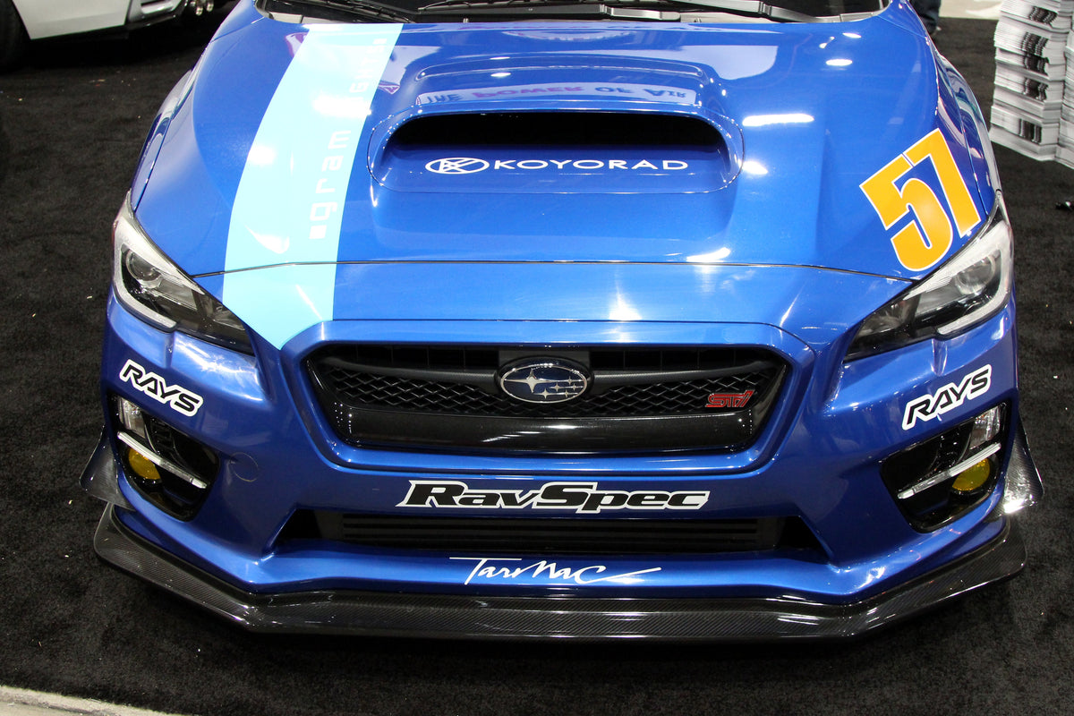 Carbon Fiber Front Bumper Canards ( Bottom)- 2015-2017 Subaru WRX STI