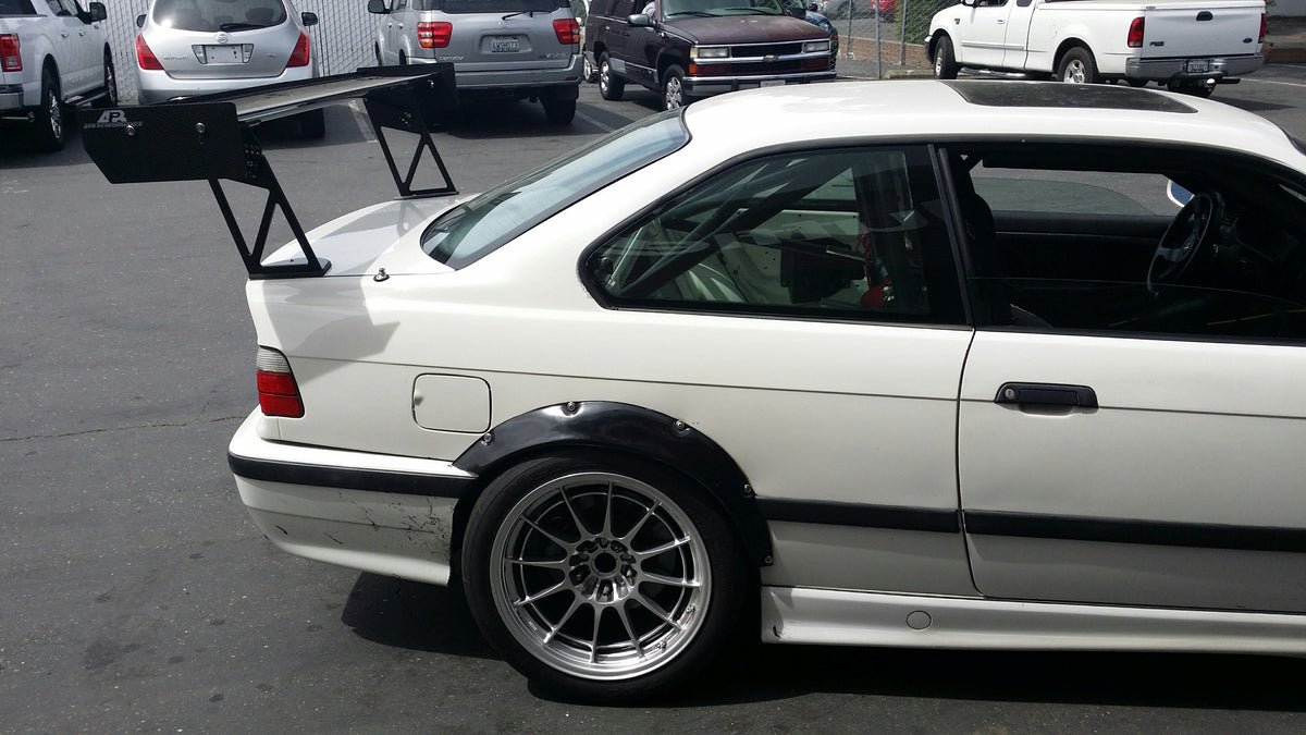GT-250 Carbon Fiber Adjustable Wing-BMW E36 Coupe