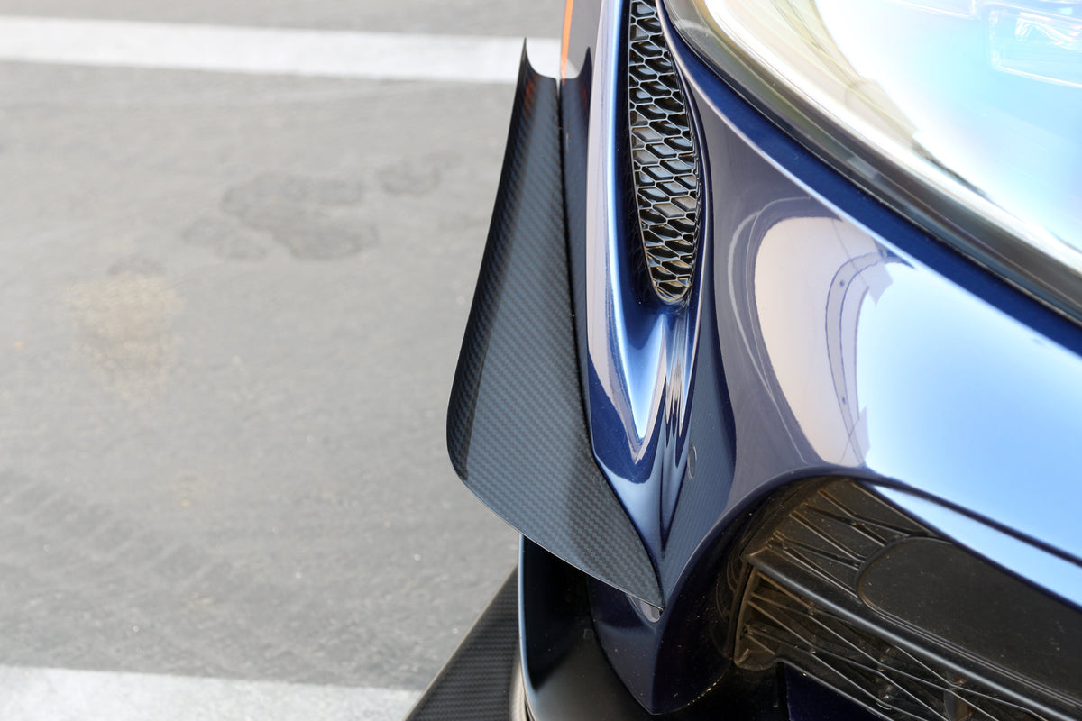 Carbon Fiber Front Bumper Canards- Toyota Supra A90/91 2020-2023