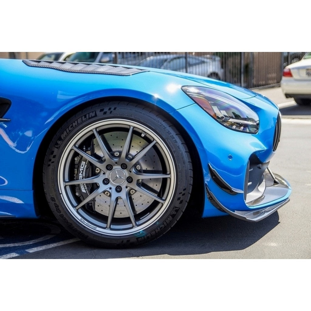 Carbon Fiber Front Bumper Canards-2020 Mercedes-Benz AMG GTR Pro