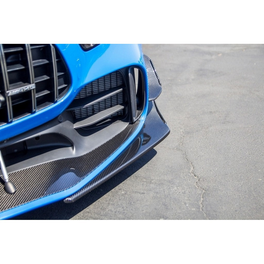 Carbon Fiber Front Bumper Canards-2020 Mercedes-Benz AMG GTR Pro