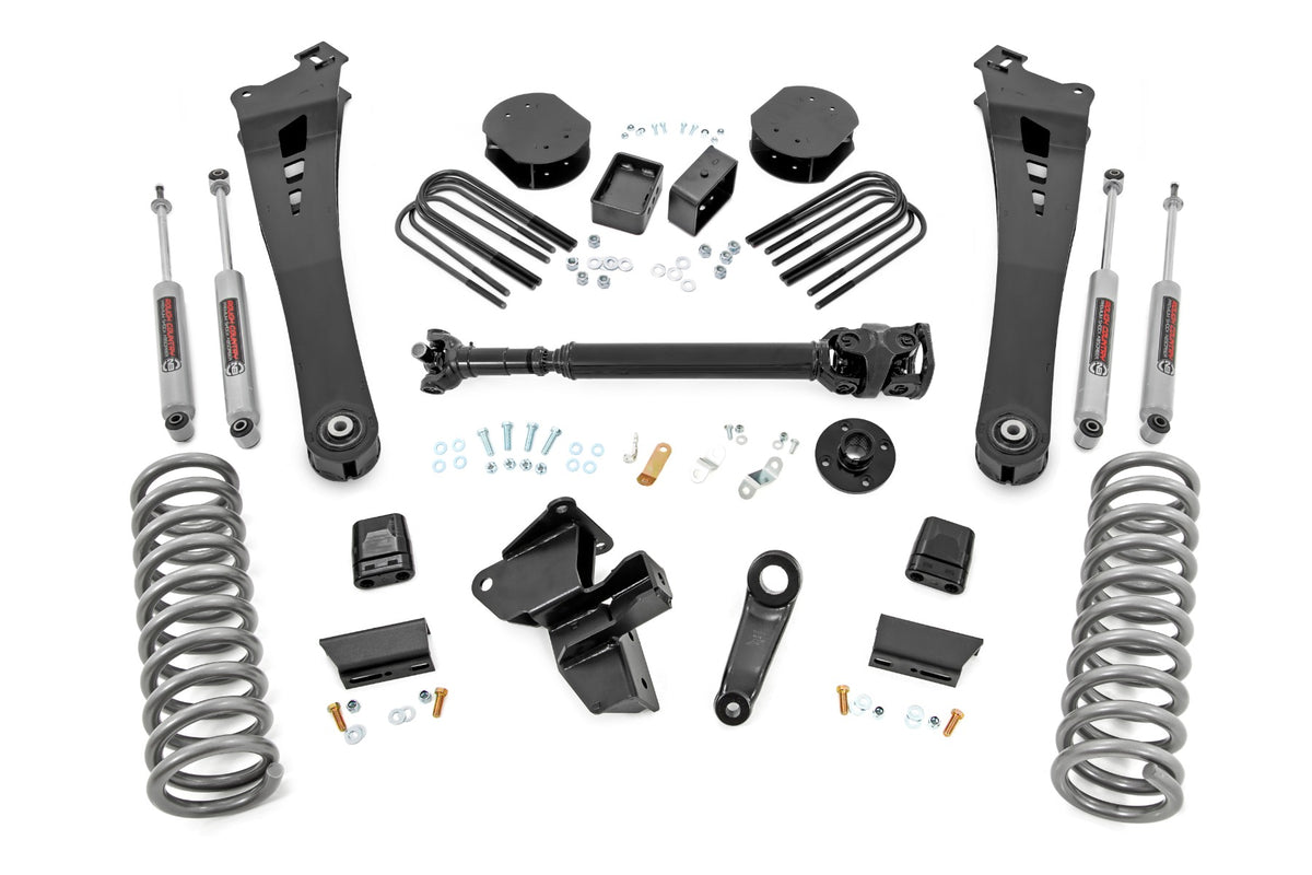 Rough Country 5 Inch Lift Kit | Fr D/S | 10 Bolt T-Case | Ram 3500 4WD (2025-2026)