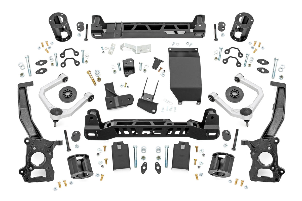 Rough Country 7 Inch Lift Kit | 4-Door Base | Ford Bronco 4WD (2021-2026)