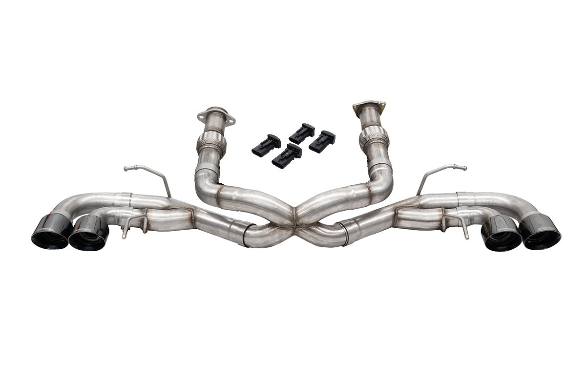 CORSA 3.0 in Cat-Back 4.5 in Pro-Series Tips for 2020-2026 Chevrolet Corvette C8 6.2L V8 - Coupe (Without Factory NPP) (21102)