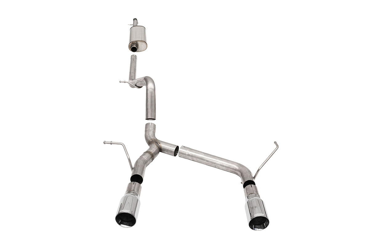 CORSA Sport 2.75 in Cat-Back Single 4.0 in for 2007-2011 Jeep Wrangler JKU 3.8L V6 (21122)