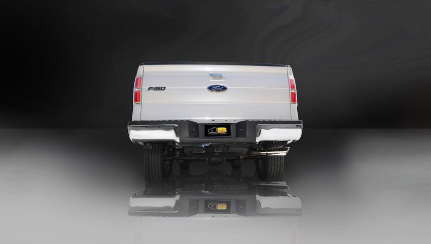 CORSA Sport 3.0 in Cat-Back SSE 4.0 in Single Tip for 2011-2014 Ford F-150 EcoBoost 3.5L V6 - 163.1" Wheelbase (24392)