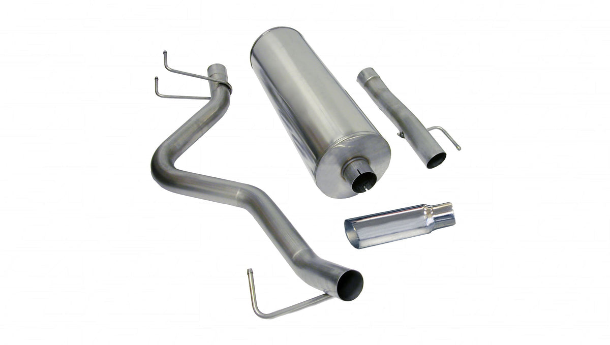 CORSA Sport 3.0 in Cat-Back SSE 4.0 in Single Tip for 2006-2007 Dodge RAM 1500 5.7L V8 - Quad Cab/Short Bed (24404)