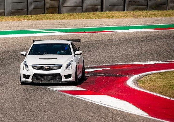 Carbon Fiber Front Wind Splitter-2016-2019 Cadillac ATS-V (with Carbon Package)