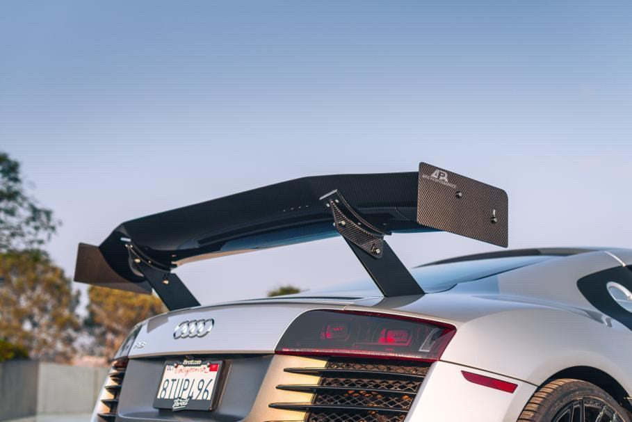 GTC-500 Carbon Fiber Adjustable Wing- 2008-2015 Audi R8