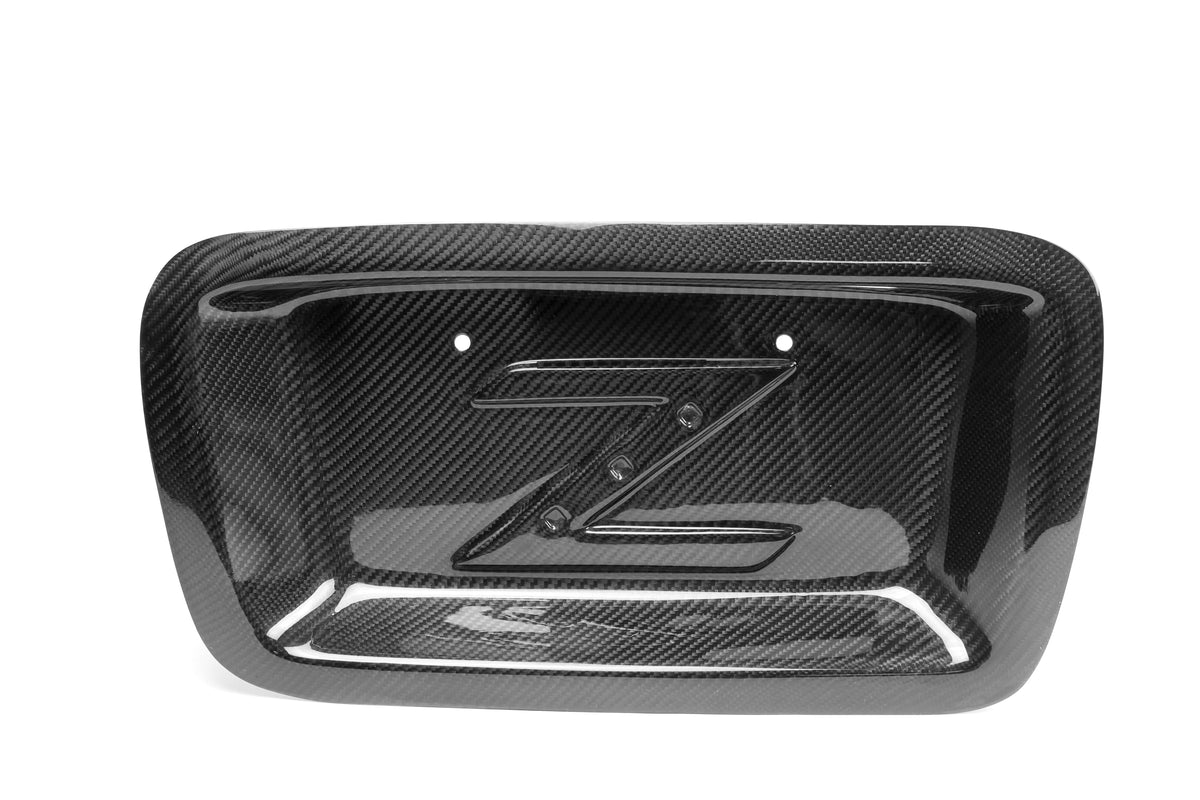 Carbon Fiber License Plate Backing- 2002-2008 Nissan 350 Z
