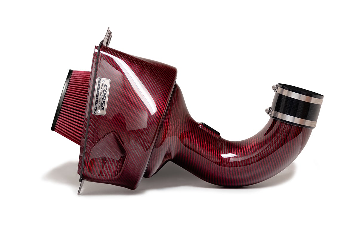 CORSA Red / Carbon Fiber Air Intake for 2014-2019 Corvette C7, Z51, GrandSport (44001-R)