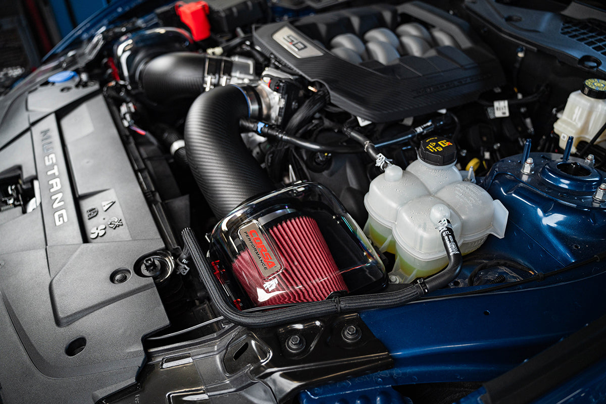 CORSA 2024+ Ford (S650) Mustang GT 5.0L & Dark Horse Carbon Fiber Air Intake System