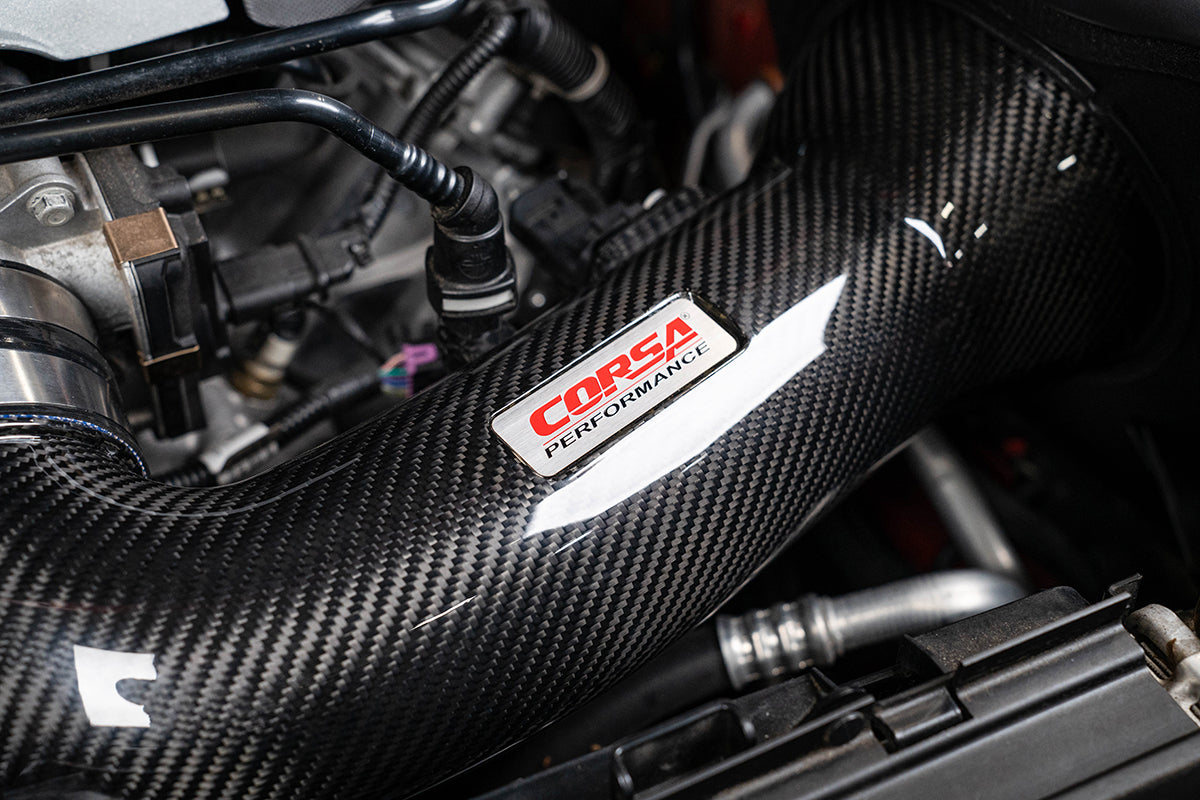 CORSA 2016-2024 Chevrolet Camaro SS Carbon Fiber Air Intake System (44018D / 44018)