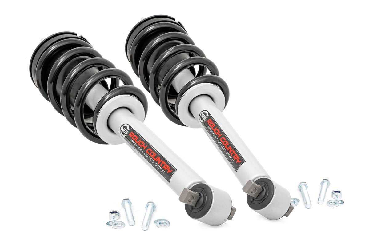 Rough Country Loaded Strut Pair | 6 Inch | Chevy Silverado 1500 2WD/4WD (2019-2026)