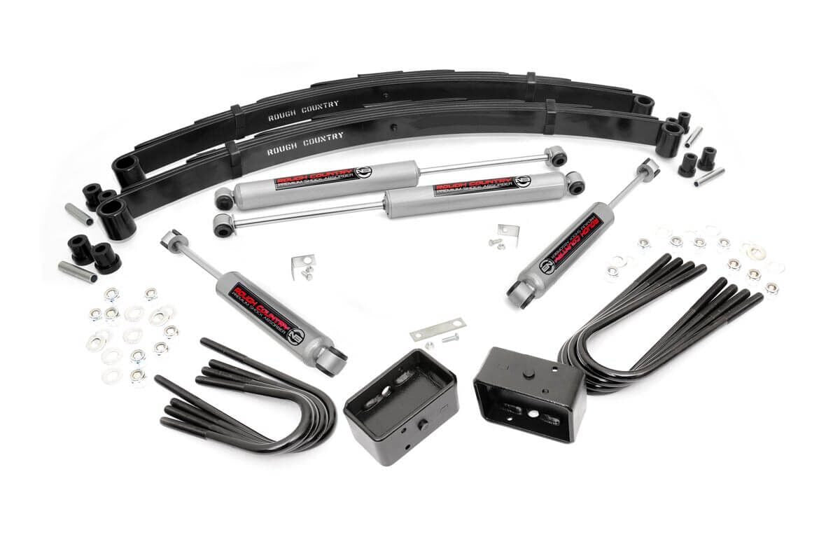 Rough Country 4 Inch Lift Kit | Chevy/GMC C10/K10 C15/K15 Truck/Half-Ton Suburban (69-72)
