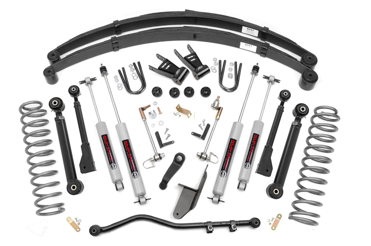 Rough Country 6.5 Inch Lift Kit | X-Series | Jeep Cherokee XJ 2WD/4WD (1984-2001)