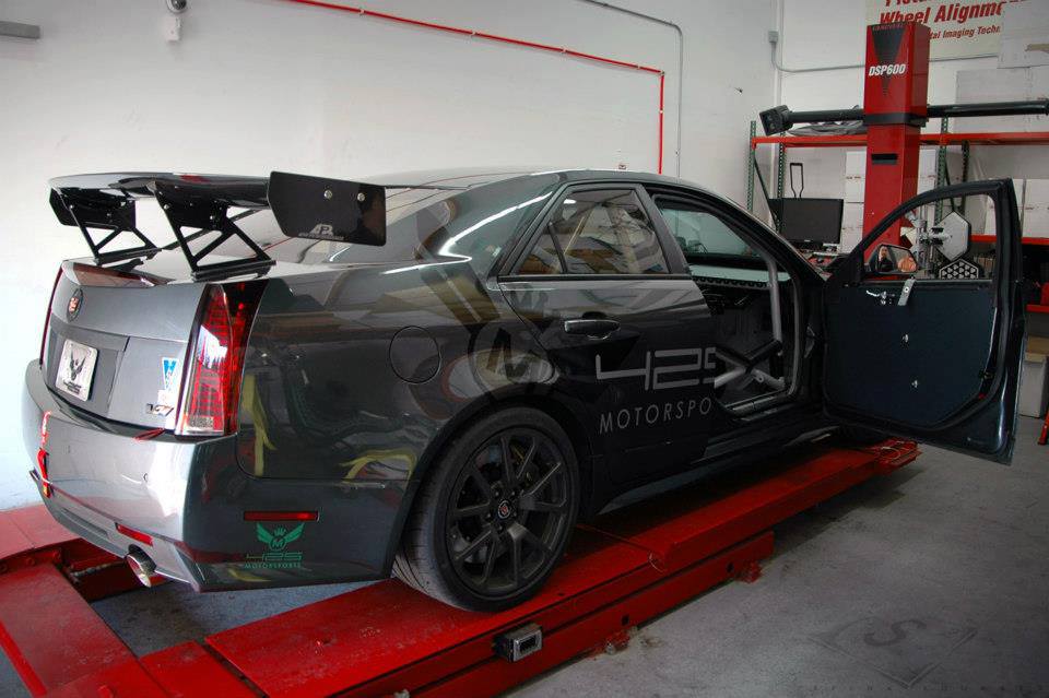 GTC-500 Carbon Fiber Adjustable Wing-2008 - 2015 Cadillac CTS-V Sedan