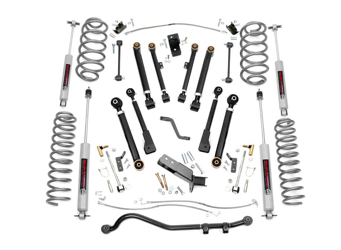 Rough Country 4 Inch Lift Kit | Jeep Wrangler TJ 4WD (1997-2006)