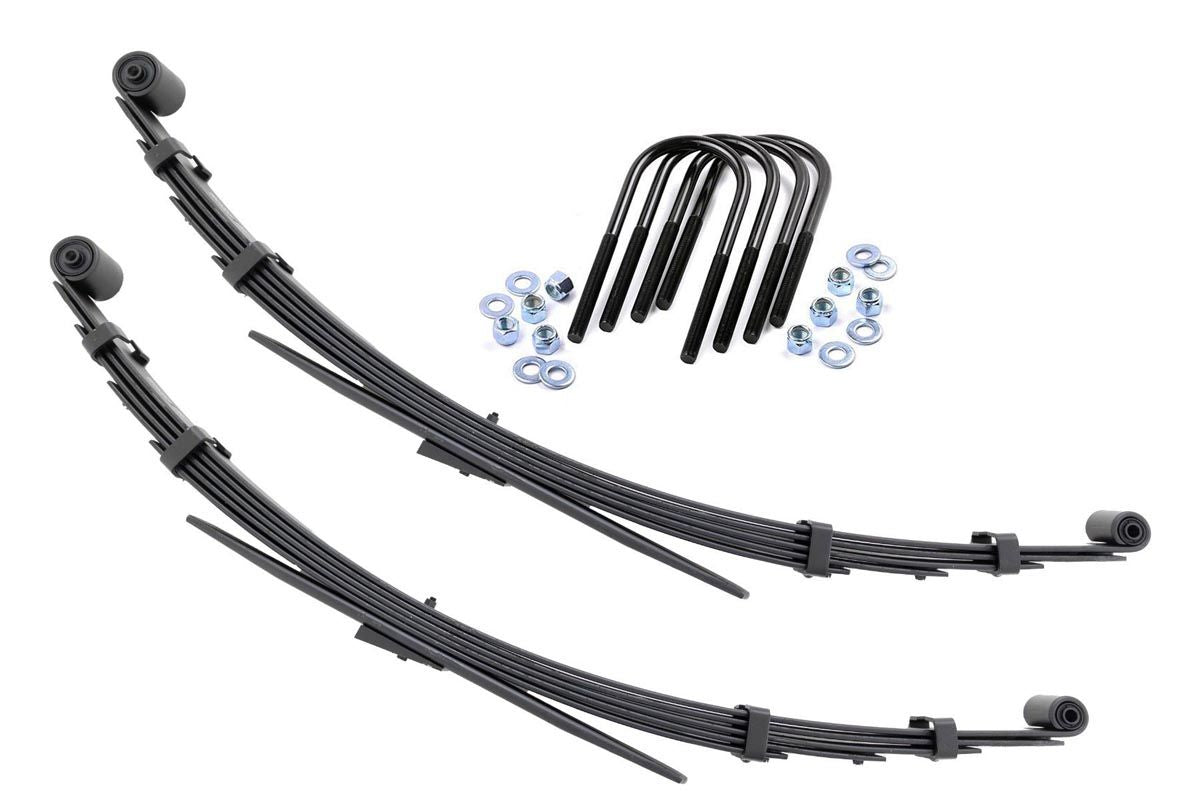 Rough Country Rear Leaf Springs | 3" Lift | Pair | Jeep Grand Wagoneer/J10 Truck/J20 Truck/Wagoneer 4WD