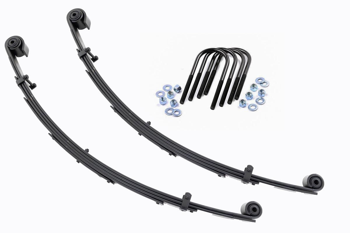 Rough Country Front Leaf Springs | 4" Lift | Pair | Ford Excursion/F-250 Super Duty/F-350 Super Duty 4WD