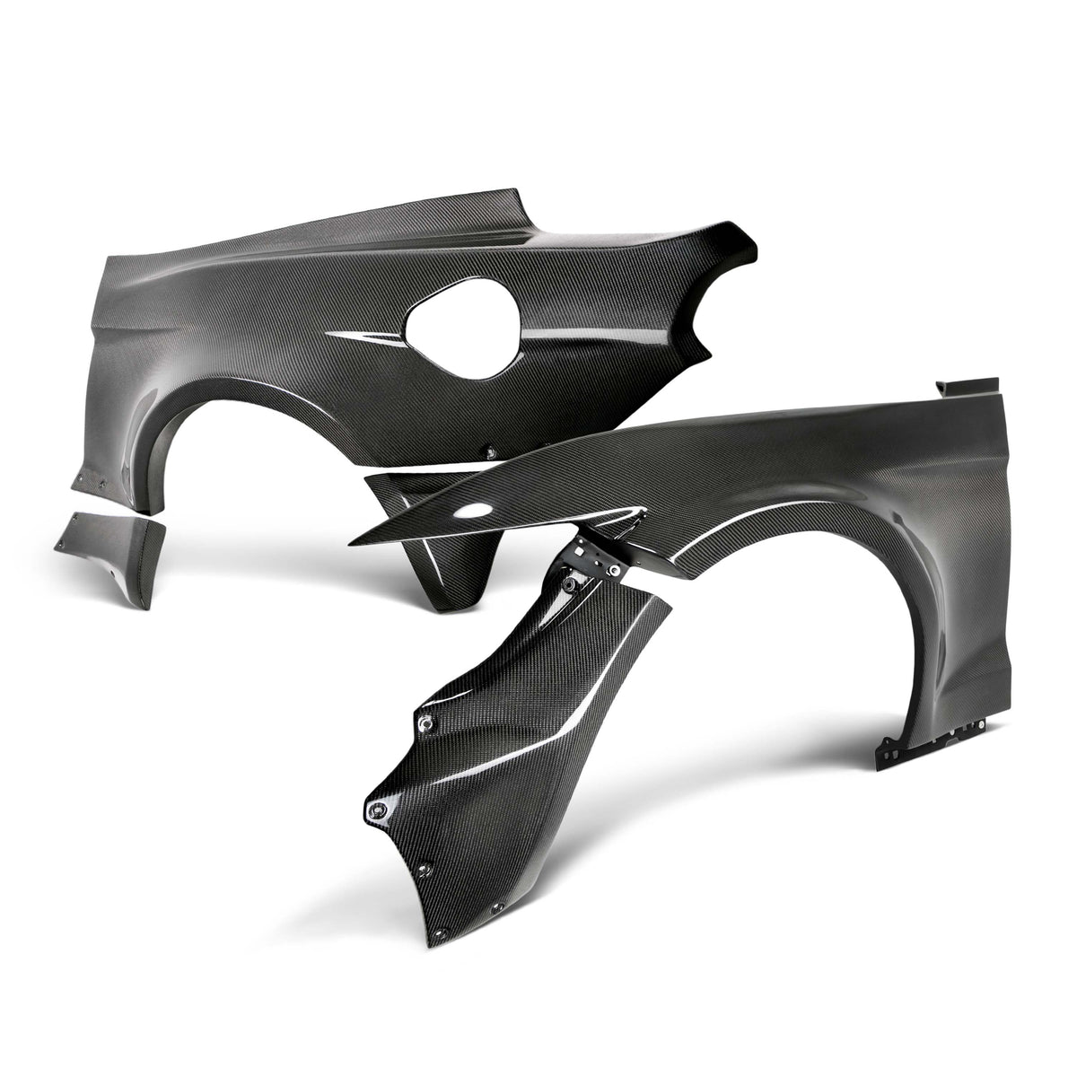 Anderson Composites JTP 10-piece carbon fiber wide fenders & wide quarters for 2015-2017 Ford Mustang
