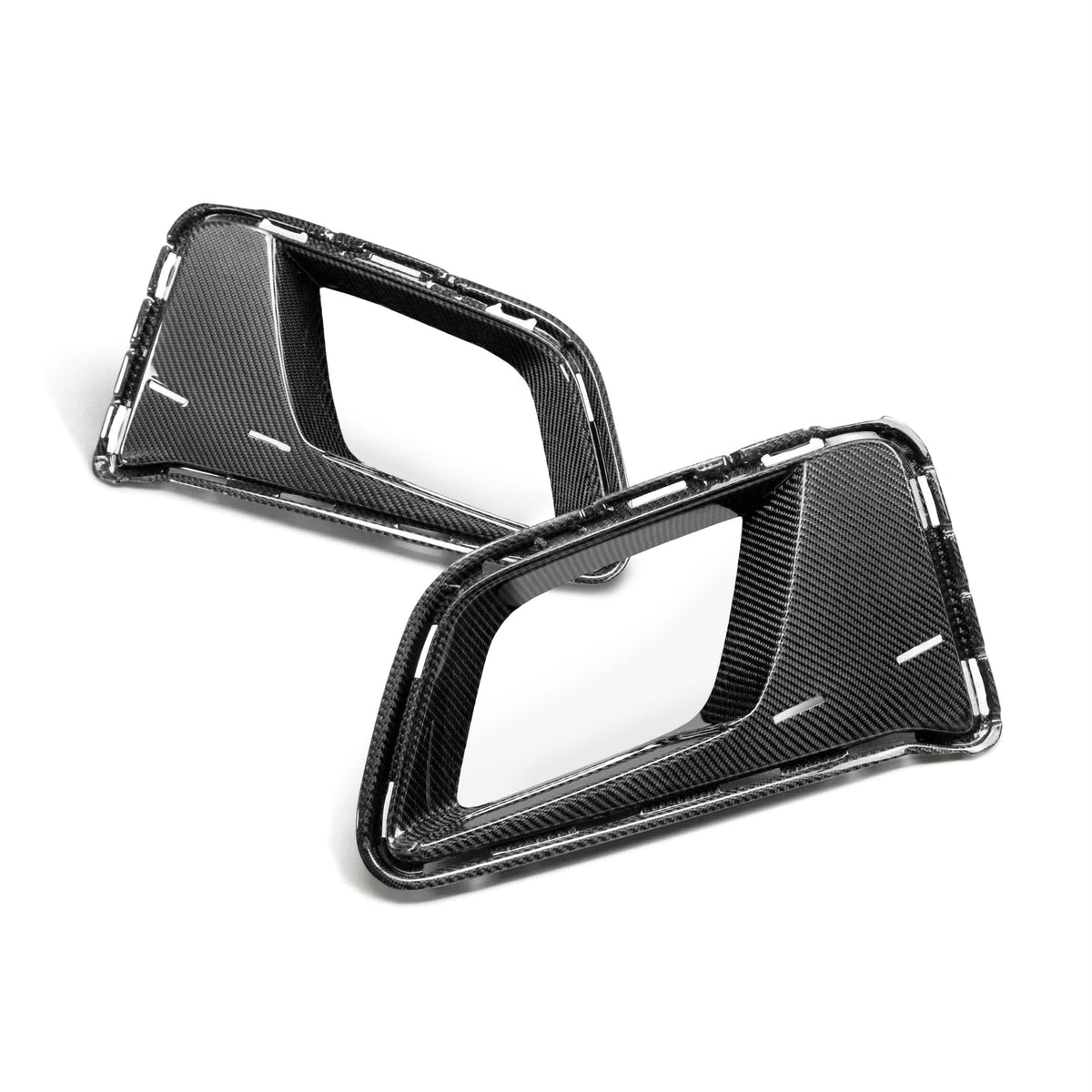 Anderson Composites Type-LE carbon fiber air duct bezels for 2017-2024 Chevrolet Camaro ZL1 1LE
