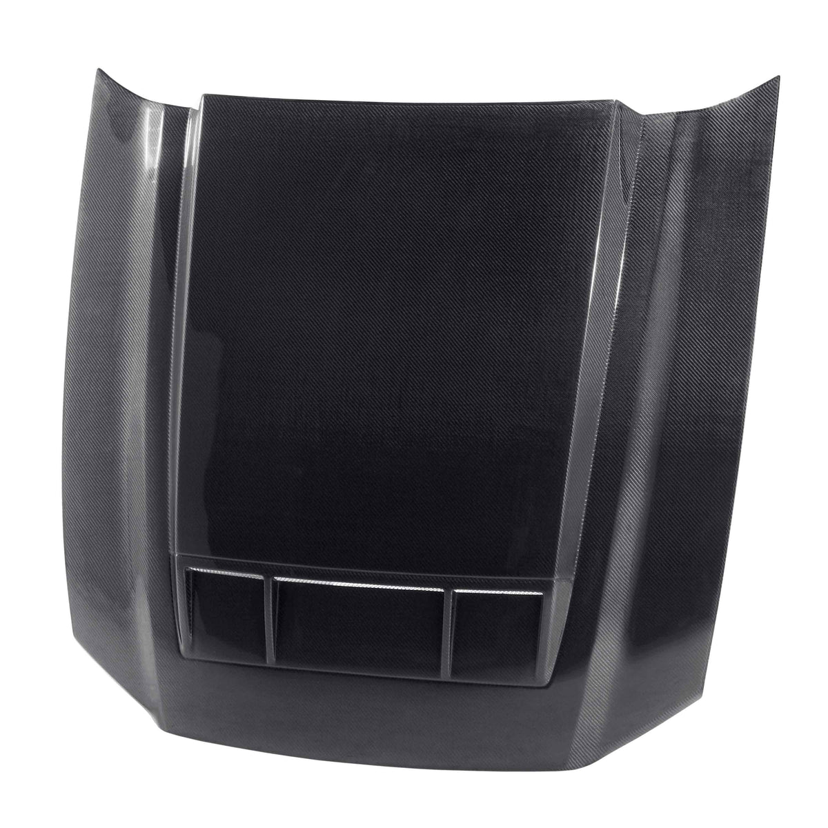 Anderson Composites Type-TS ram air carbon fiber hood for 2010-2014 Shelby GT500 and 2013-2014 Ford Mustang