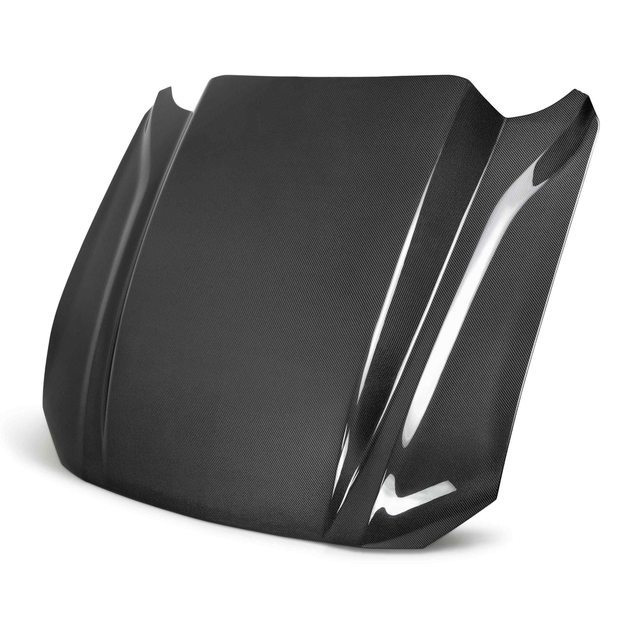 Anderson Composites Type-CJ double sided carbon fiber 4 inch cowl hood for 2018-2023 Ford Mustang