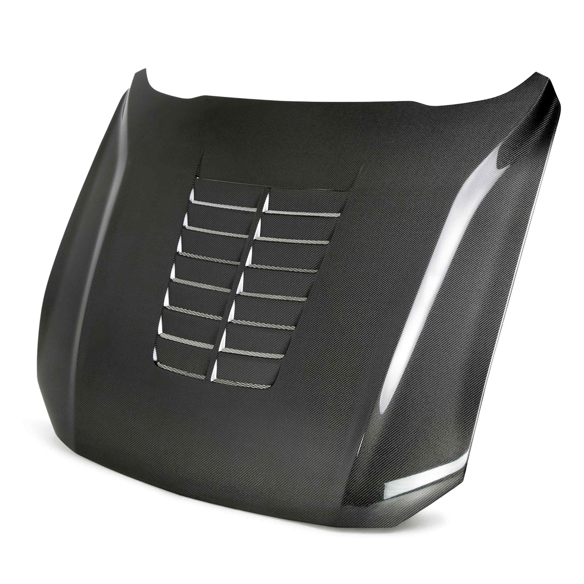Anderson Composites Type-GT5 double sided carbon fiber hood for 2018-2023 Ford Mustang