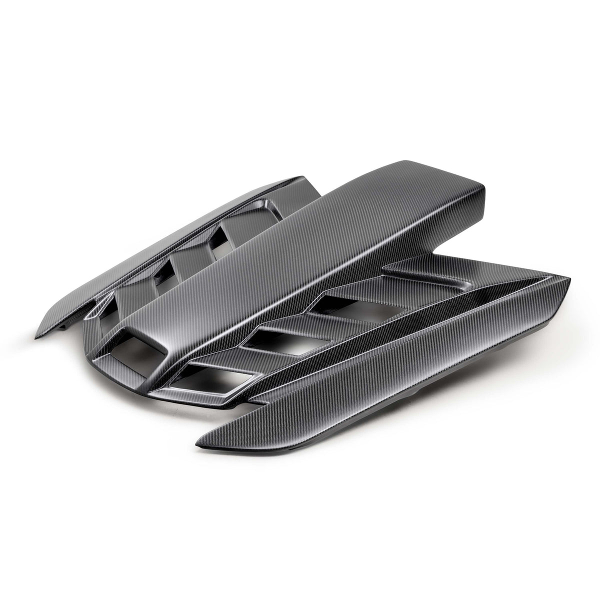 Anderson Composites Dry carbon fiber roof scoop for 2020-2025 Chevrolet Corvette C8 Coupe - Dry carbon products are matte finish