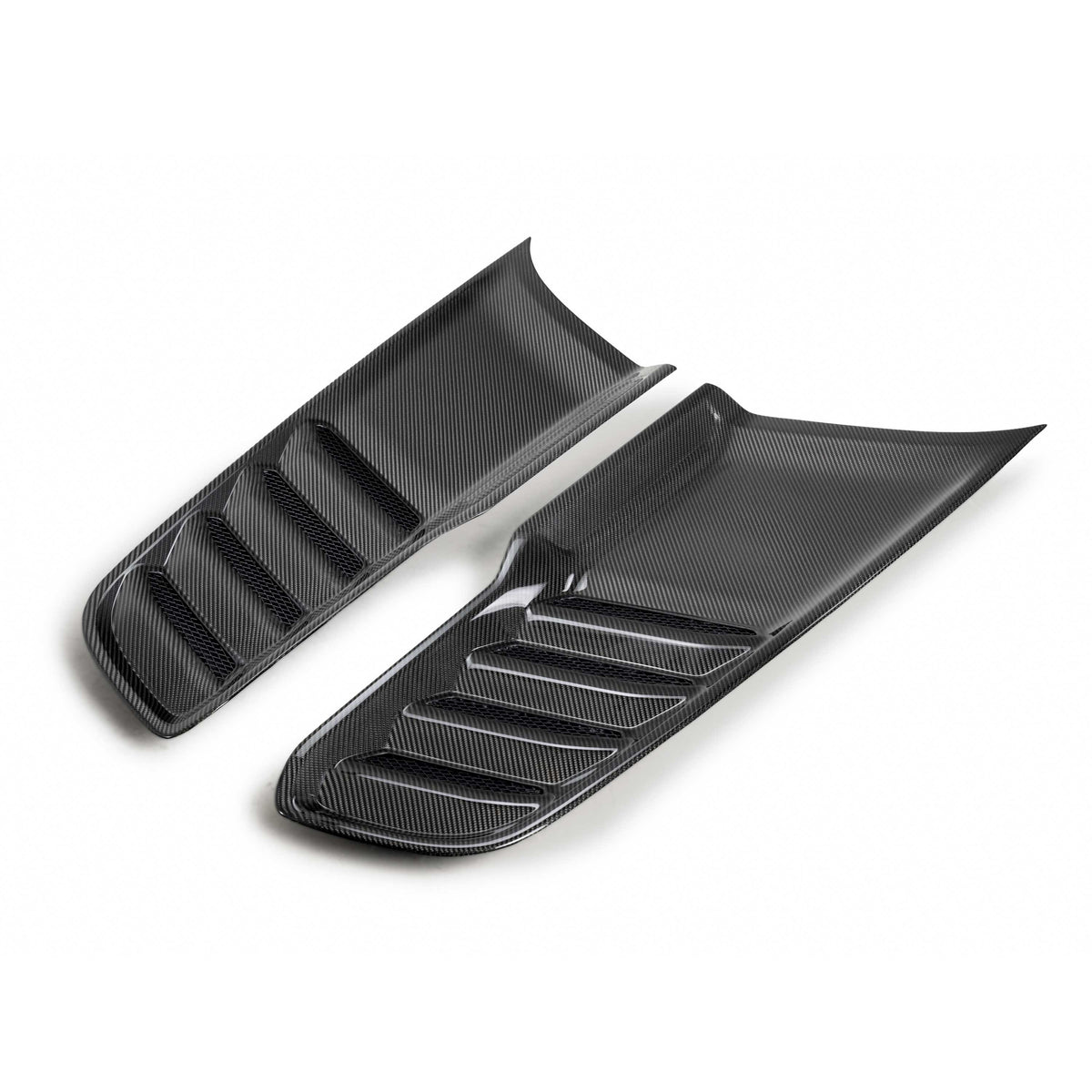 Anderson Composites Type-OE carbon fiber hood vents for 2021-2024 RAM TRX (Pair)