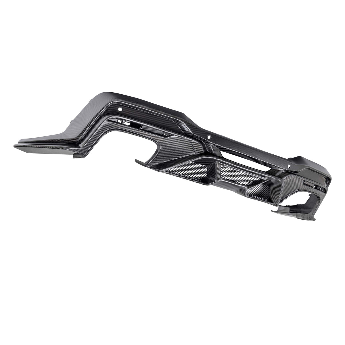 Anderson Composites Type-GT5 carbon fiber rear diffuser for 2024-2026 Ford Mustang