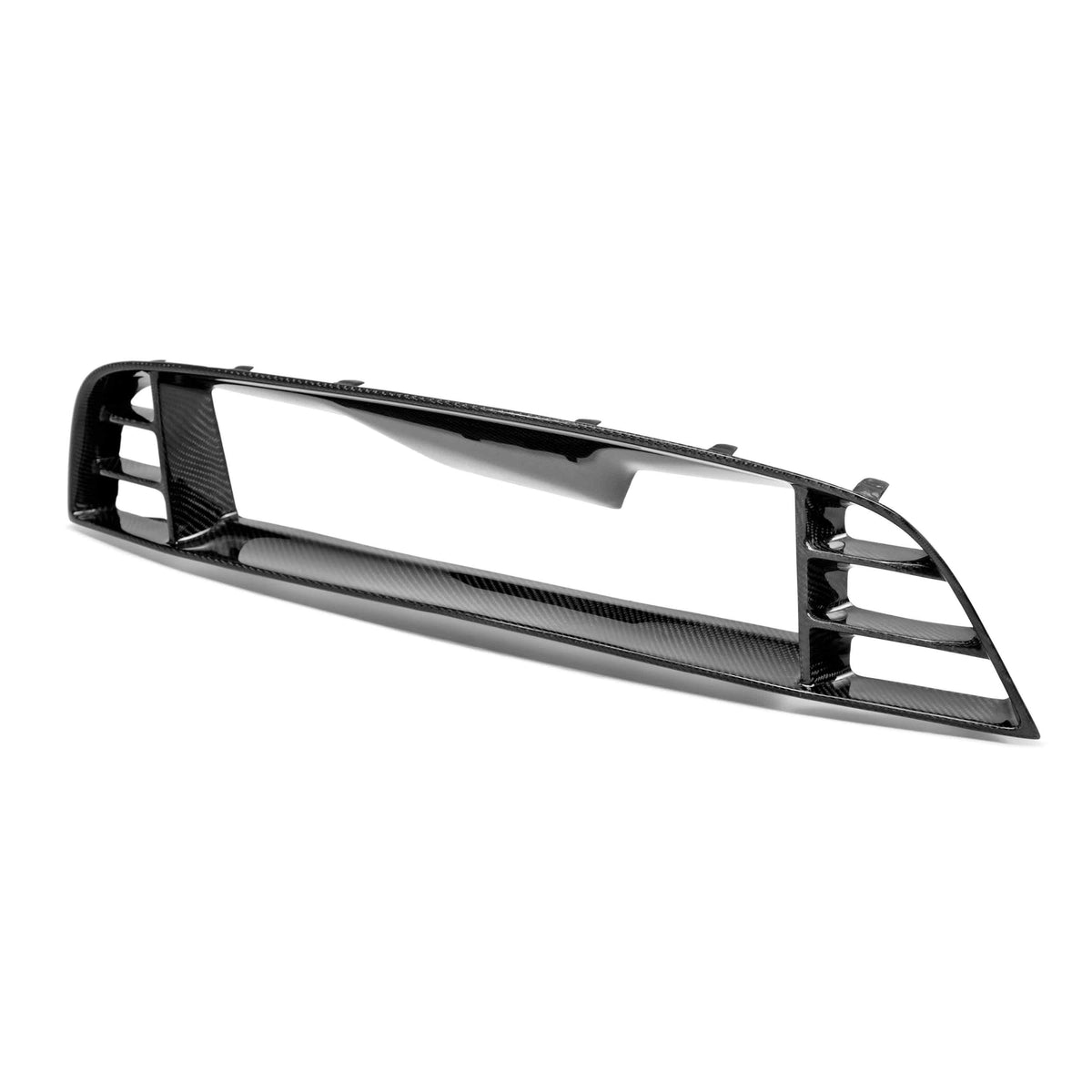 Anderson Composites Carbon fiber front upper grille for 2013-2014 Ford Shelby GT500, with no Cobra emblem placeholder