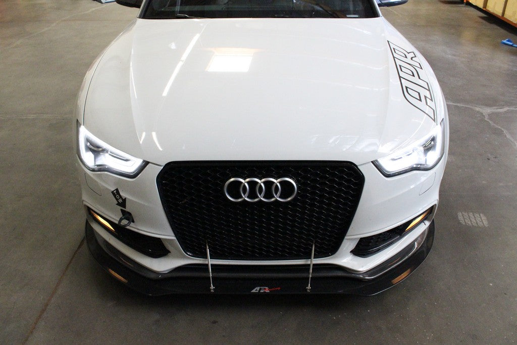 Carbon Fiber Front Wind Splitter - 2013-2017 Audi S5 /RS5 (Stock Bumper)