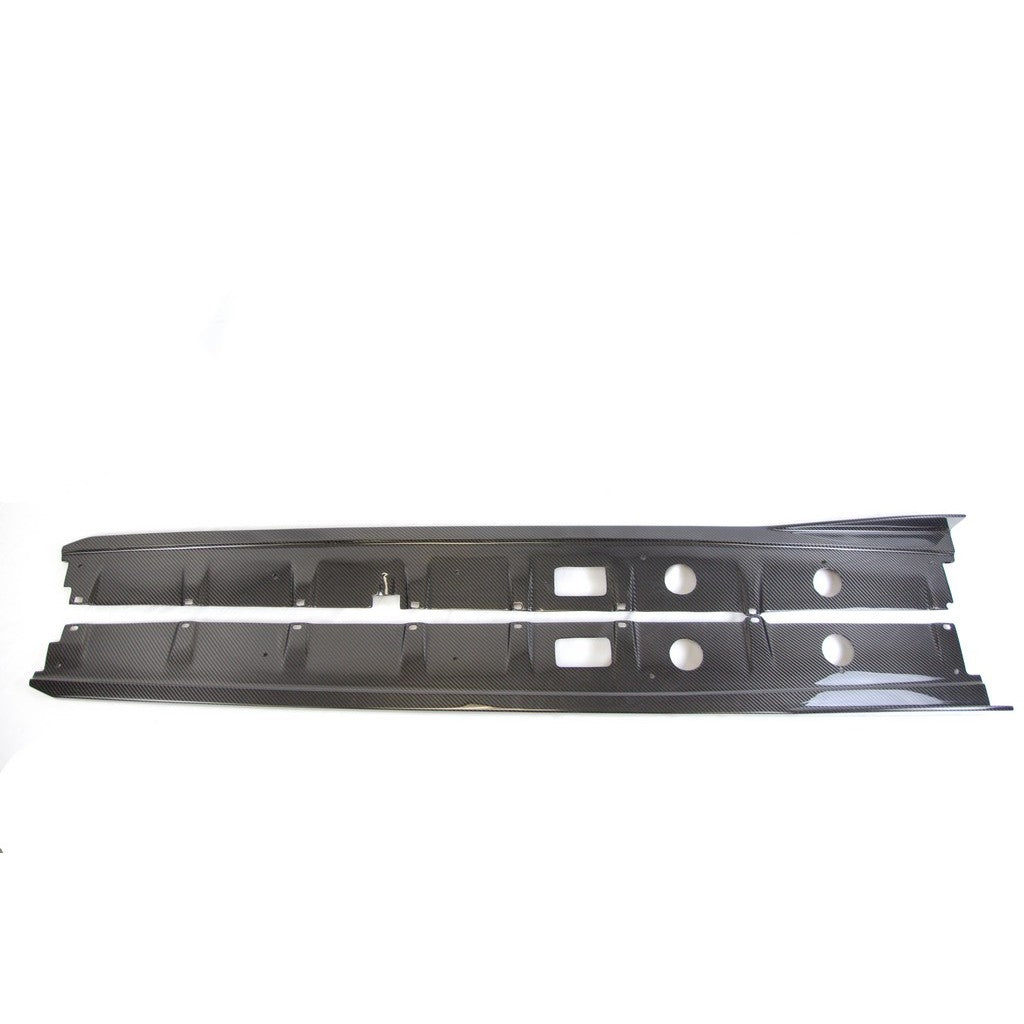 Carbon Fiber Side Rocker Extensions/ Side Skirt - 2016-2018 Audi R8