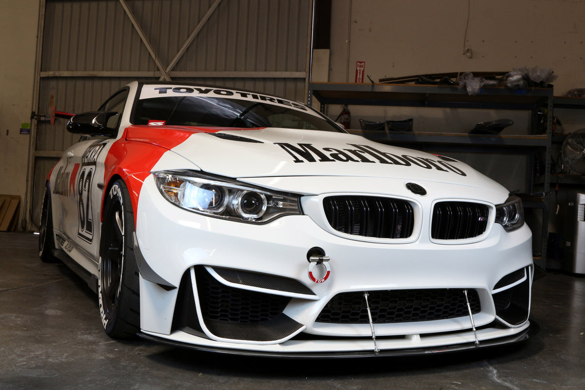Carbon Fiber Front Bumper Canards - BMW F82 M4 / F80 M3